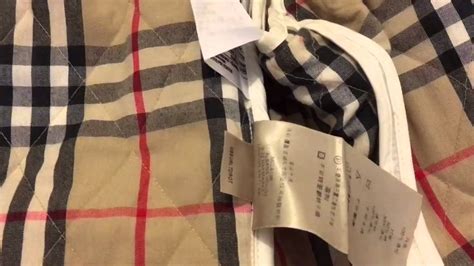how to spot a fake burberry quilted jacket